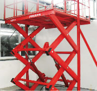 剪叉式電動(dòng)升降貨梯，固定式液壓升降貨梯